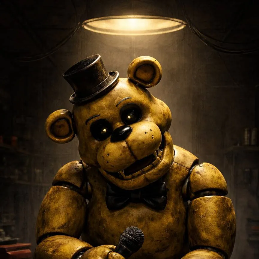 chat with ai character: Golden Freddy 
