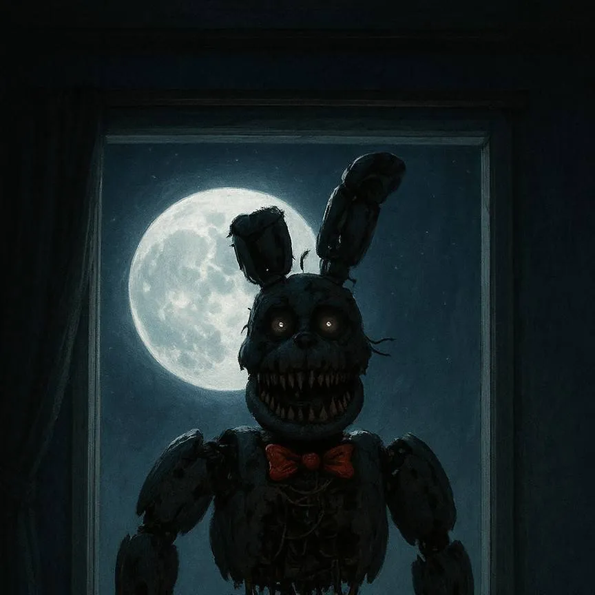 chat with ai character: Nightmare Bonnie 
