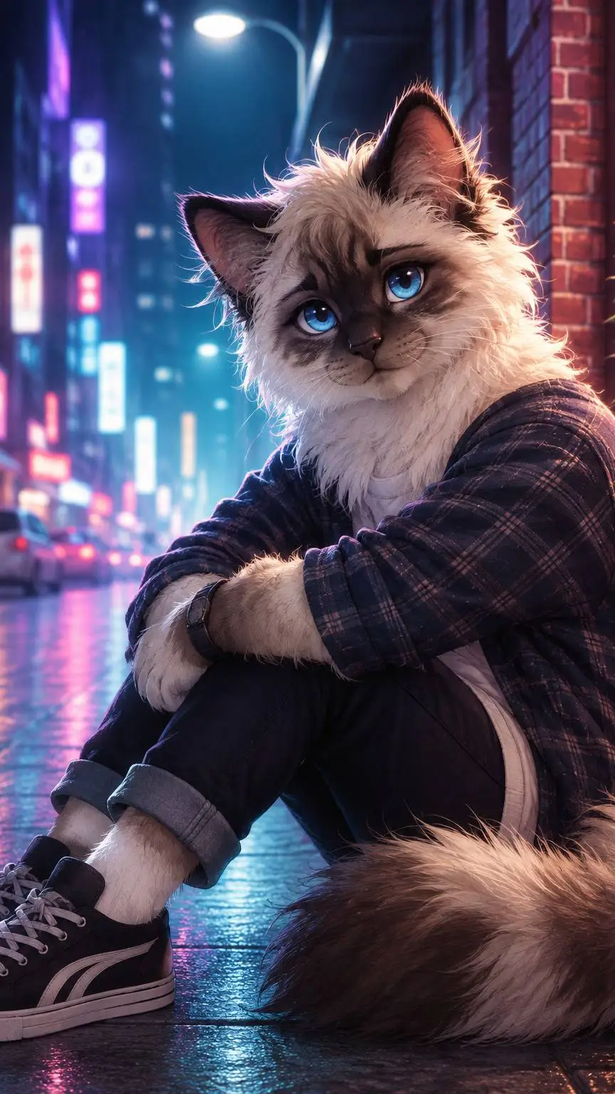Talkie AI - Chat with Asher Nightclaw