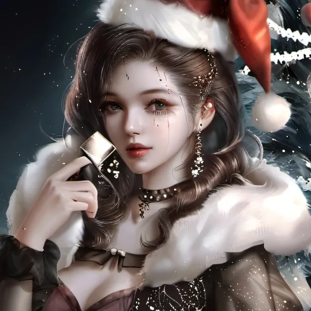 chat with ai character: cute santa
