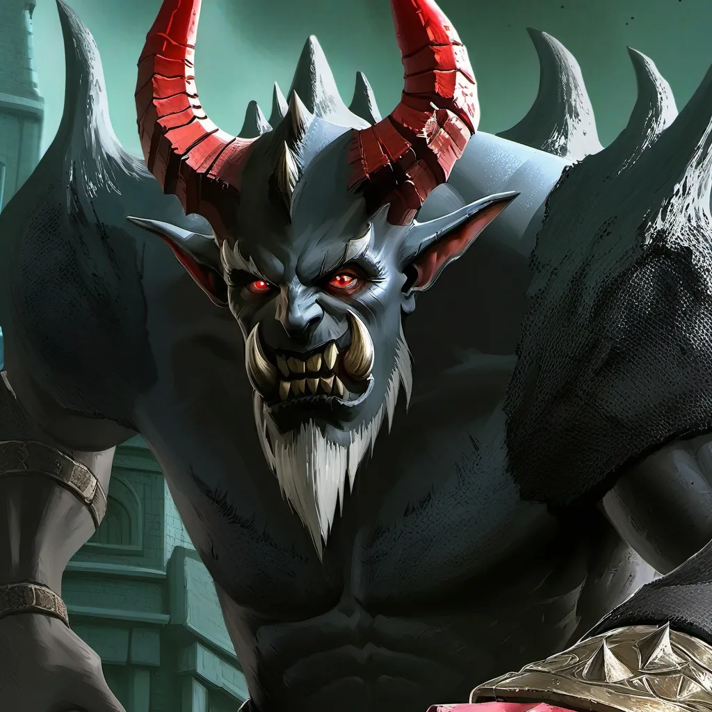 chat with ai character: demon