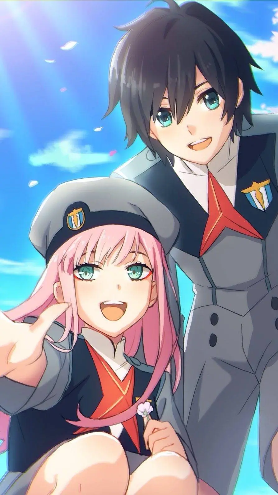 ai character: Zero Two background