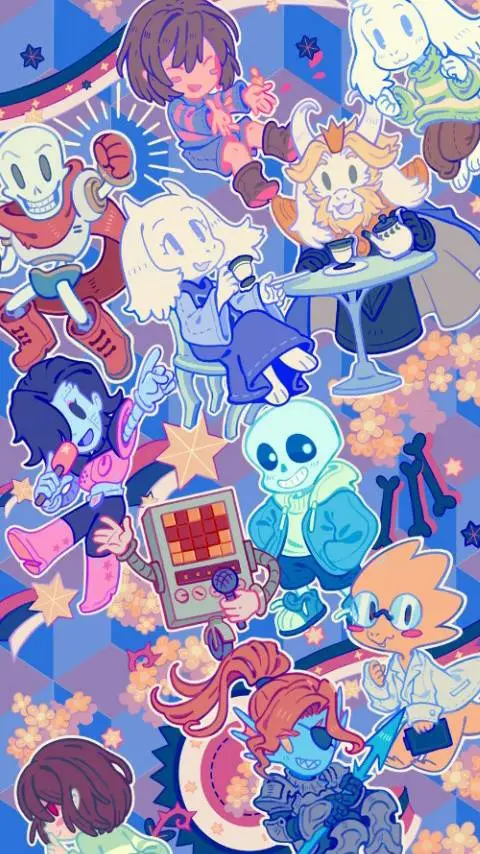 ai character: Undertale background