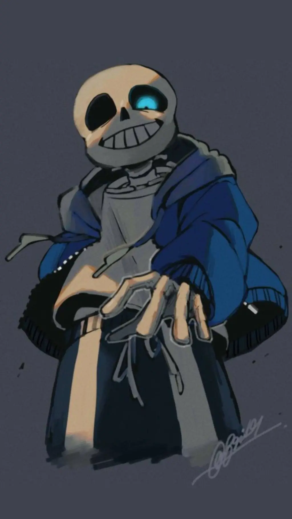 ai character: Sans background