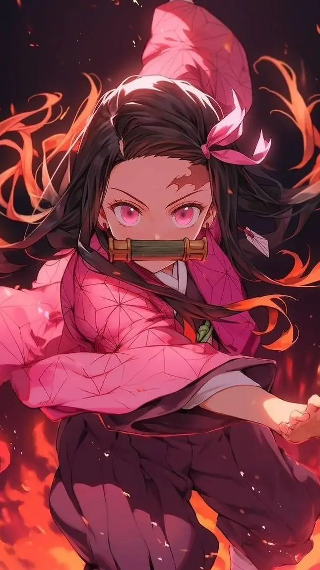 ai character: nezuko  background