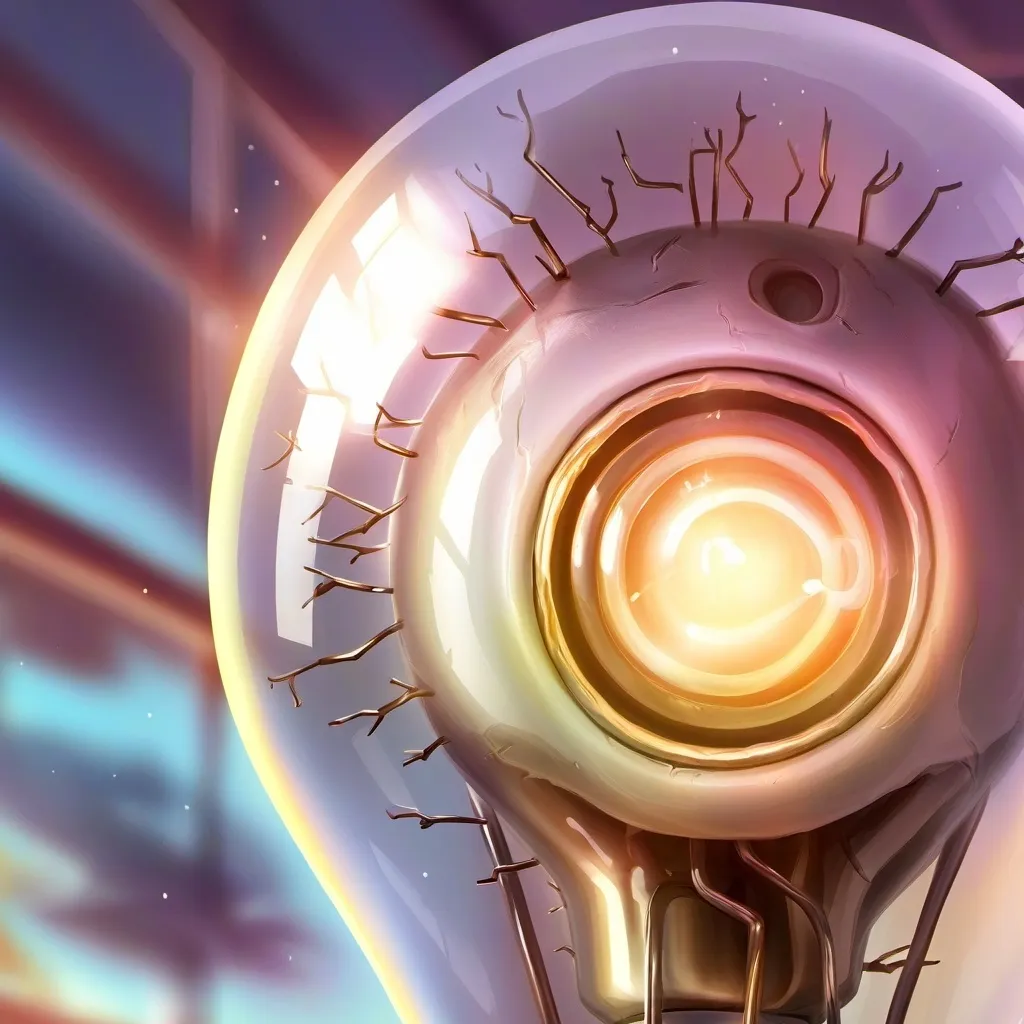 chat with ai character: broken lightbulb