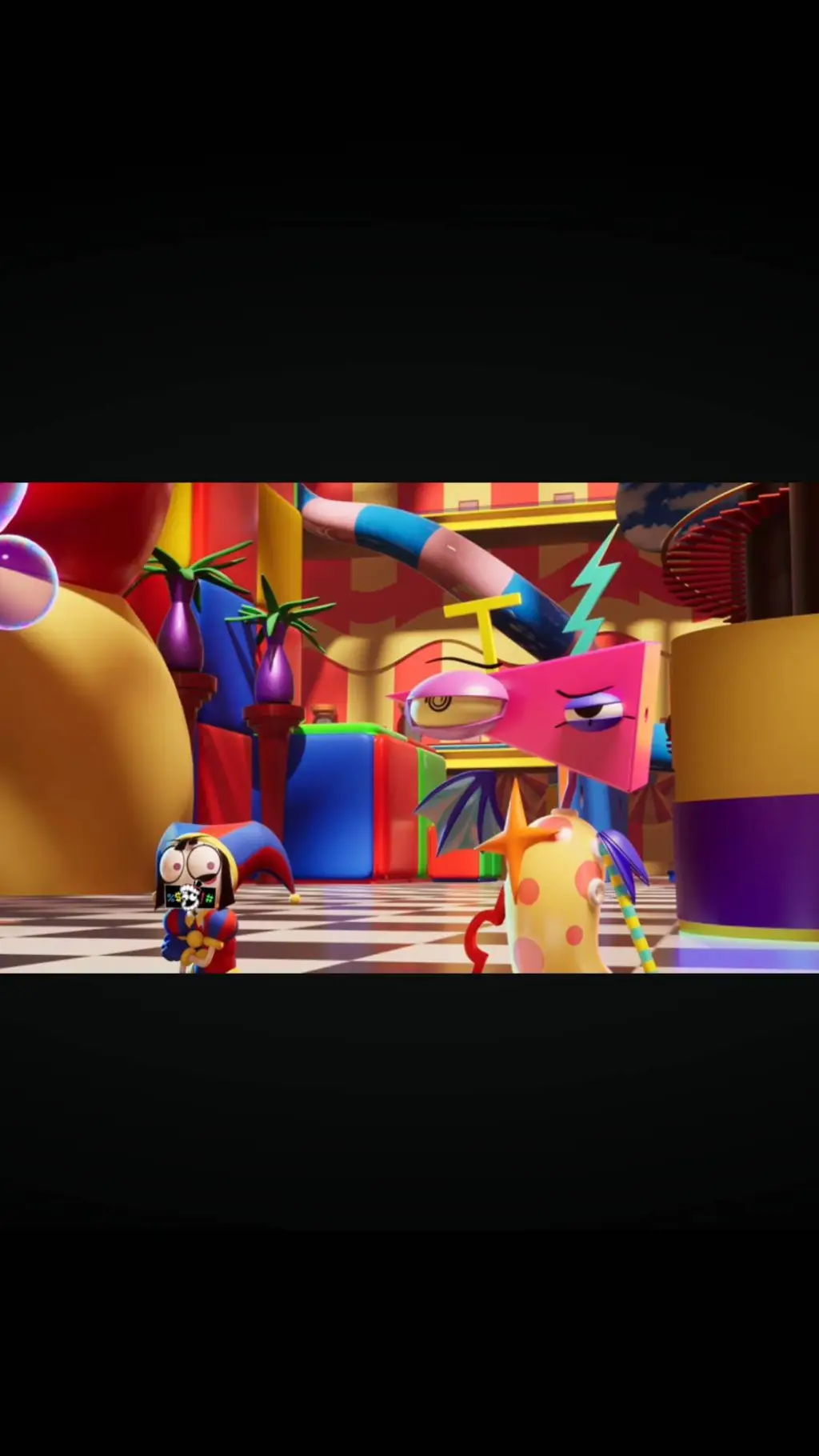 ai character: digital circus  background