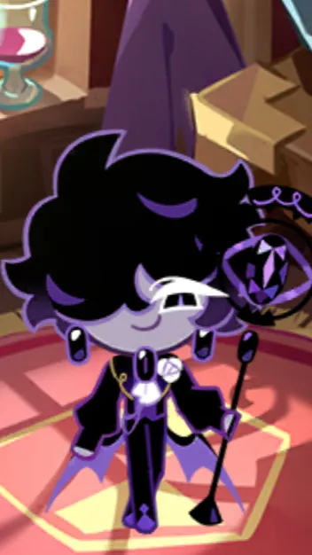 ai character: BLACK SAPPHIRE background