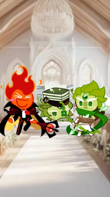 ai character: Firewind wedding background
