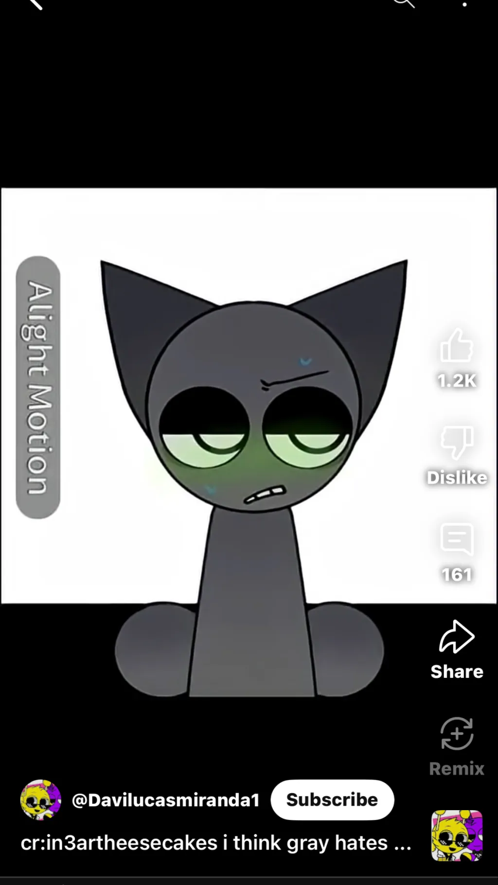 ai character: Gray background