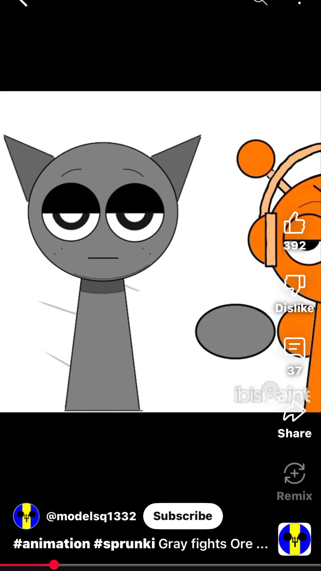 ai character: Gray background