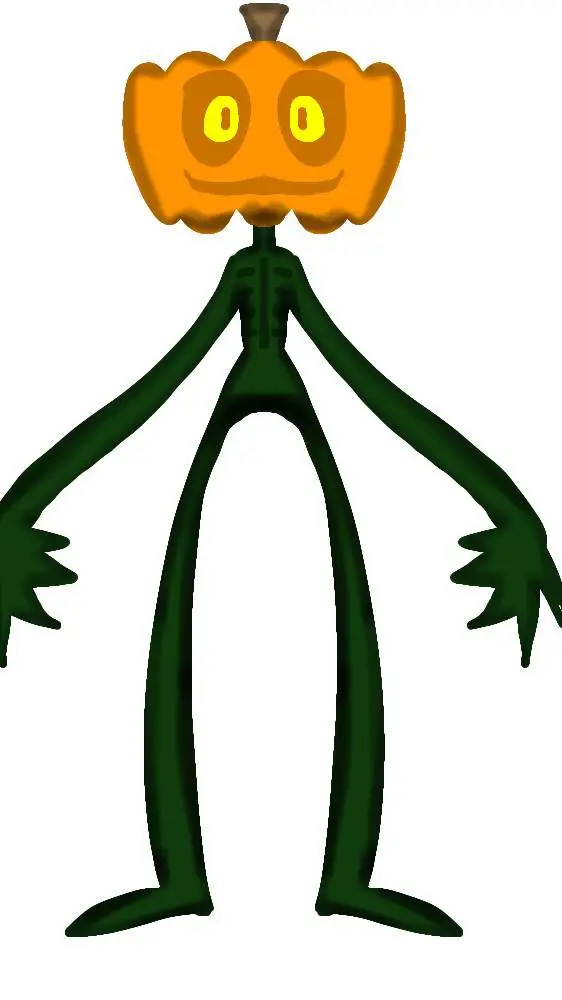 ai character: 🎃Pumpkin kid🎃 background