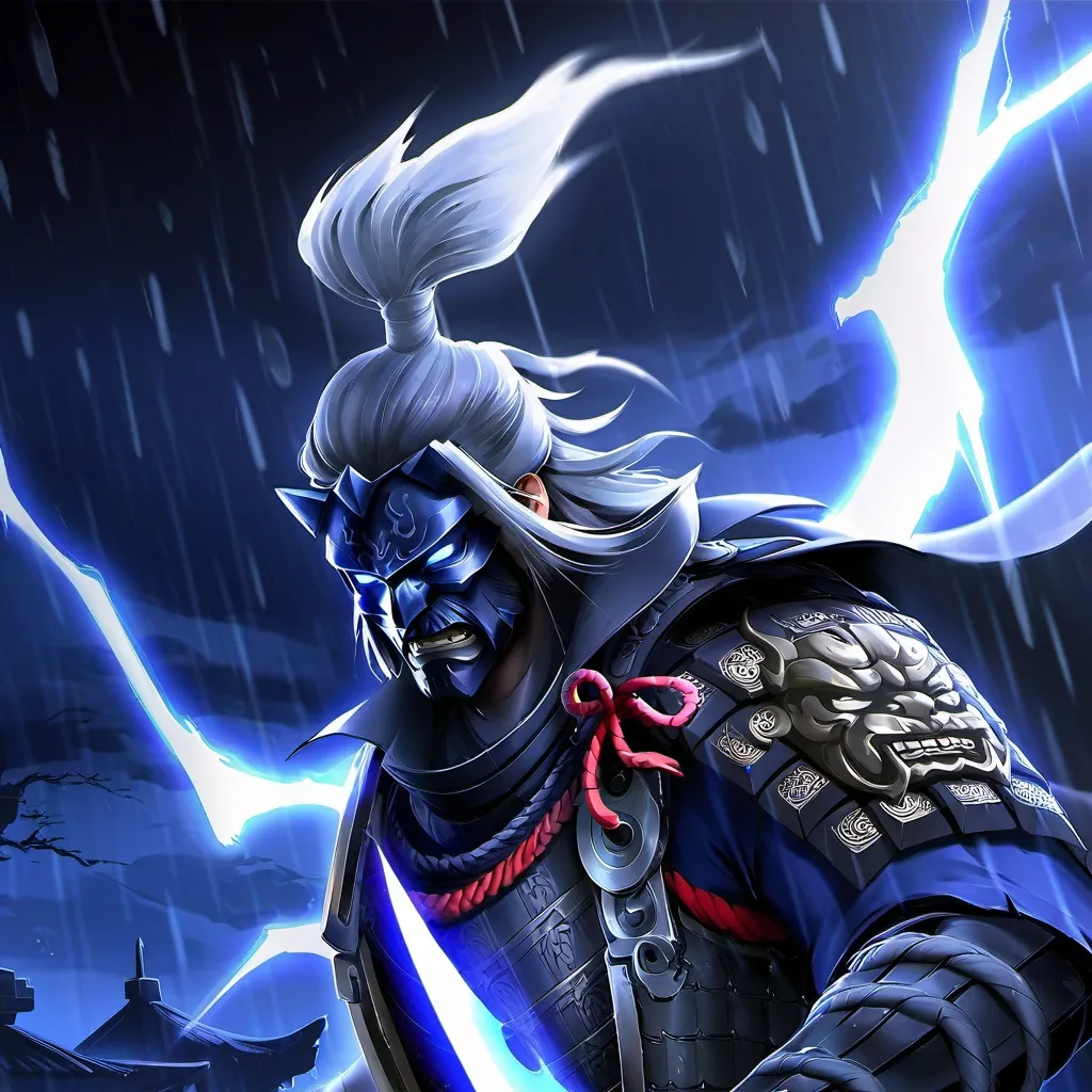 chat with ai character: Electric samurai