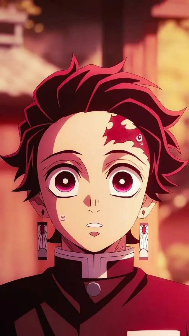 ai character: Tanjiro kamado  background