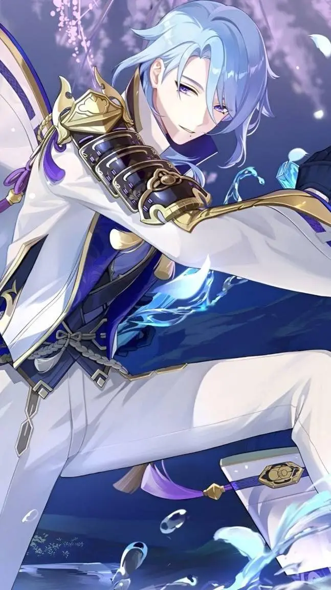 ai character: Kamisato Ayato background