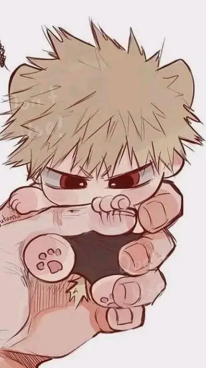 ai character: ~★mini bakugo★~ background