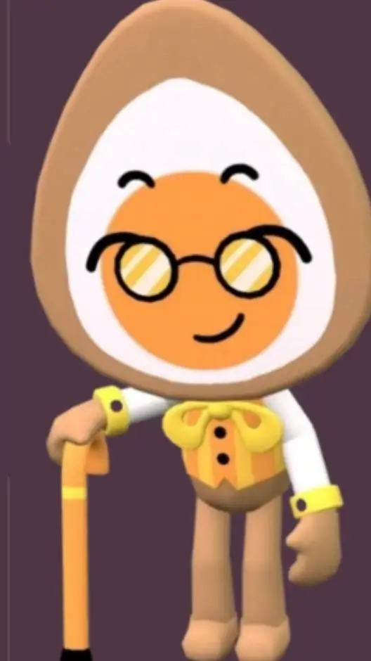 ai character: eggson background