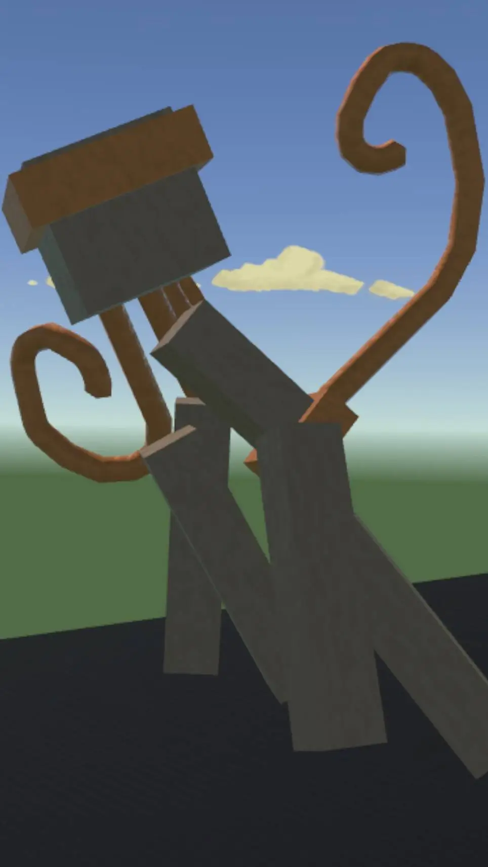 ai character: Sand background