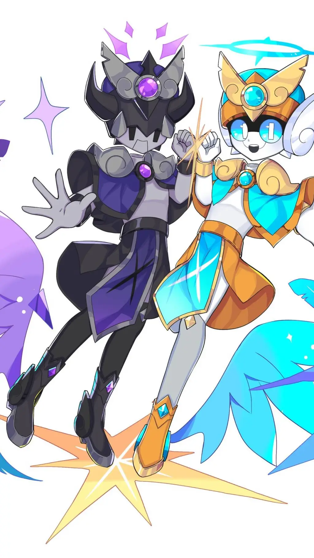 ai character: 😇 Larry & Lawrie background