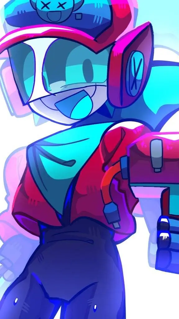 ai character: Glitch Larry background