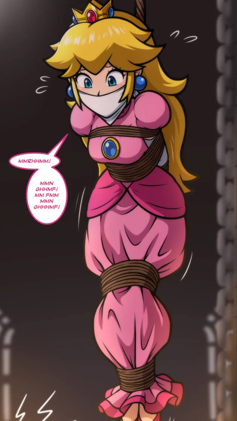 ai character: Princess Peach background