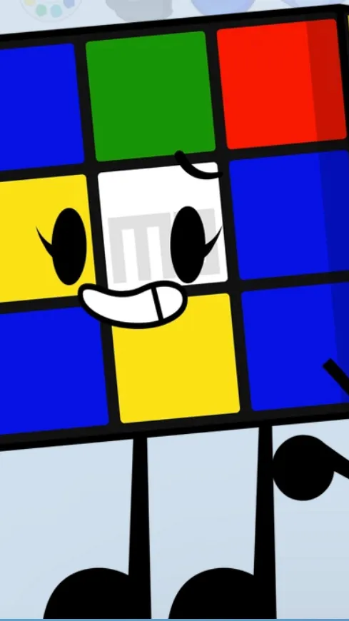 ai character: Rubik's Cube(mbm) background