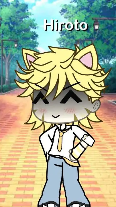 ai character: Dandys world!  background