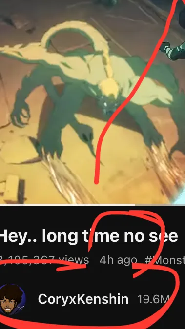 ai character: CORY IS BACKKKMM background