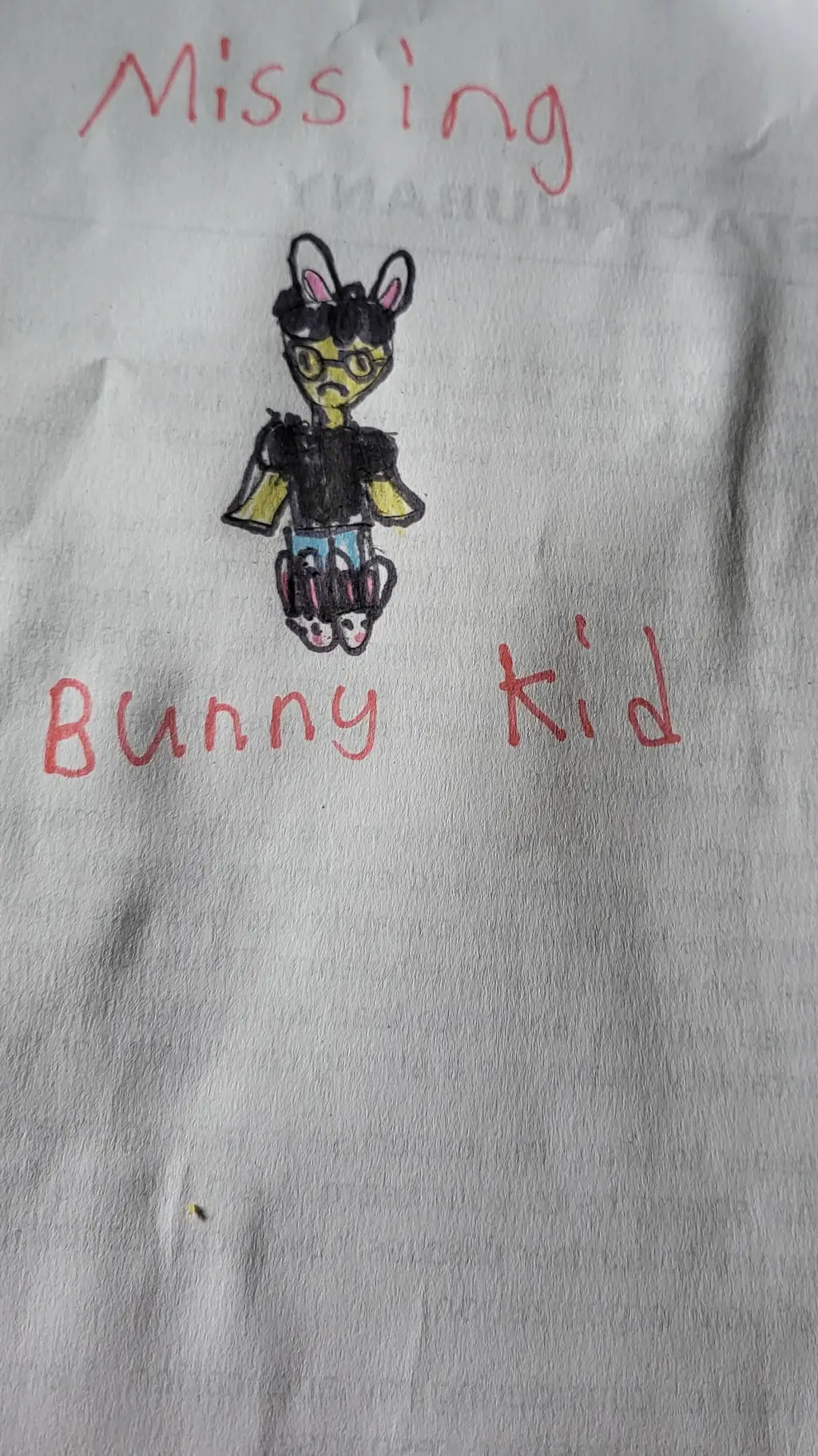 ai character: Bunny Kid background