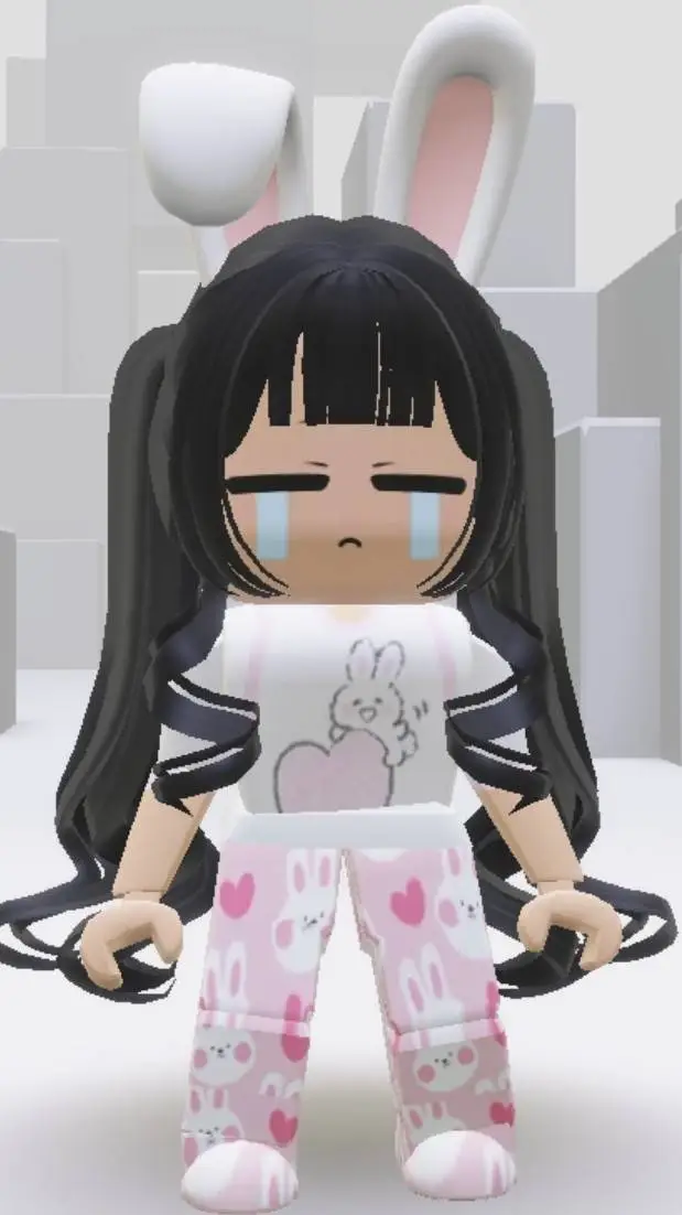 ai character: Rabbit kid  background