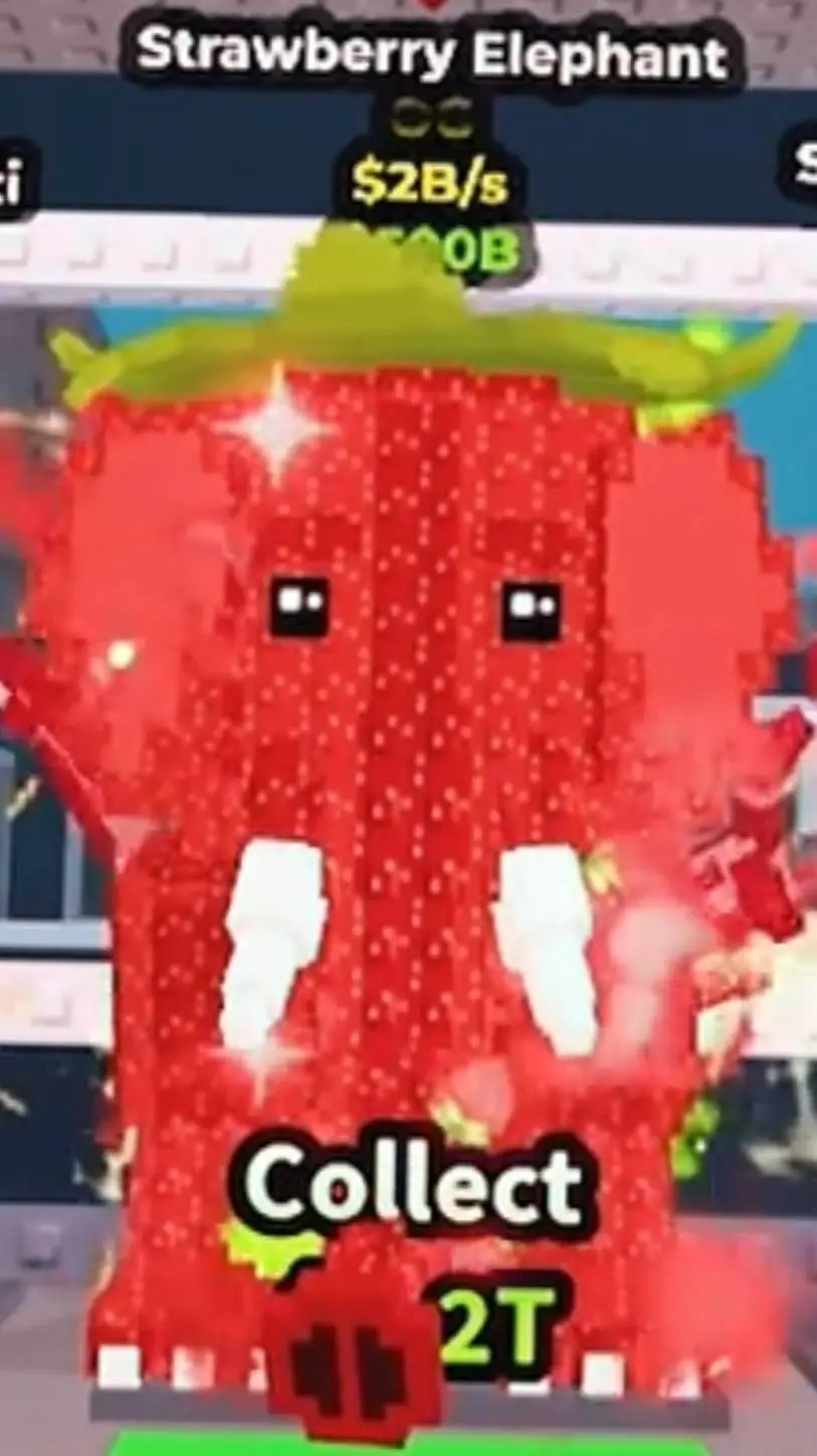 ai character: Elefante fresa xd  background