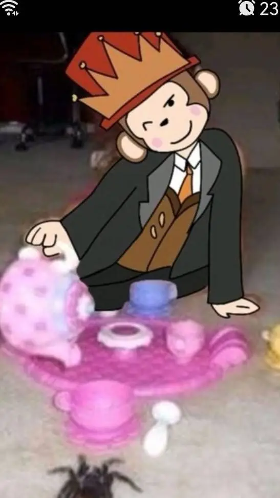 ai character: Jandel y Sammy xd background