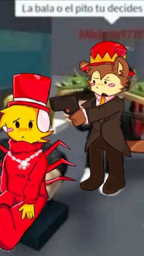 ai character: Jandel 😭 xd background