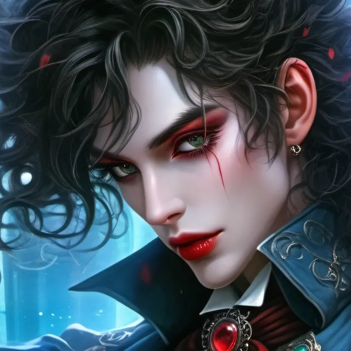 chat with ai character: Vampire vs human 