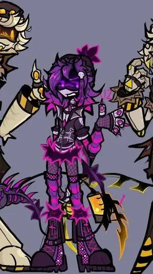 ai character: murder drones♥︎ background
