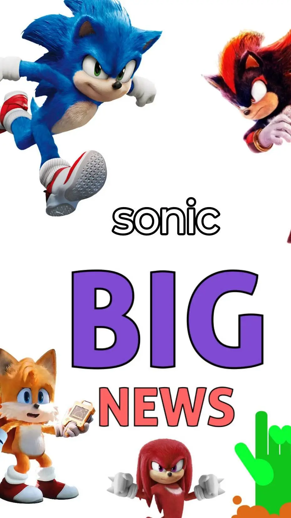 ai character: sonic crew!  background