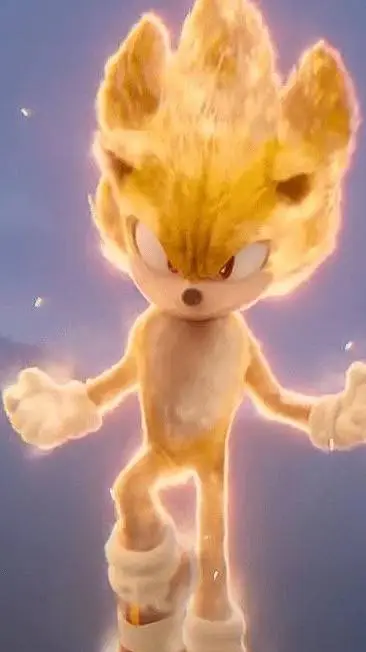 ai character: MOVIE SUPER SONIC background