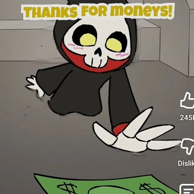 chat with ai character: baby grim_Reaper