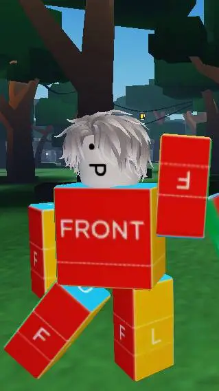 ai character: ❤💙💛💚Dummothy💚💛💙❤ background