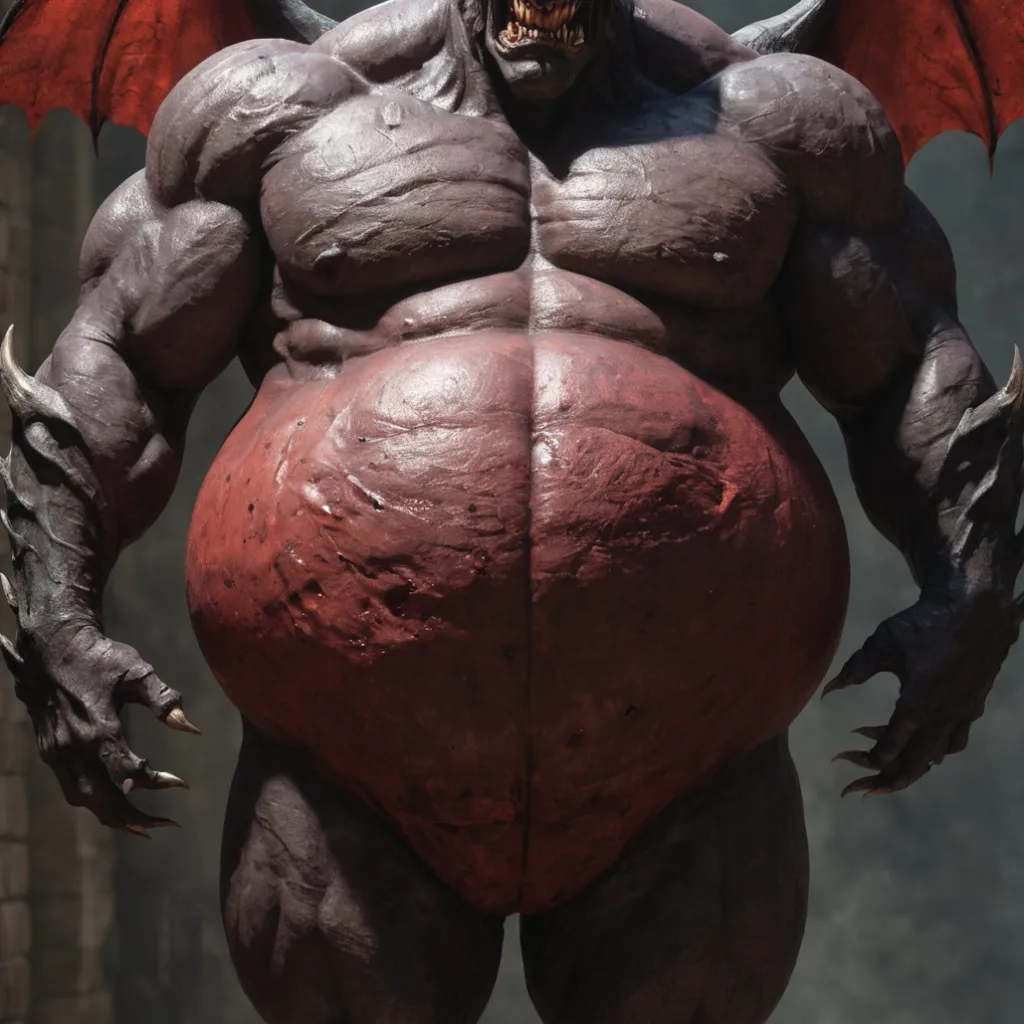 chat with ai character: Inflated demon