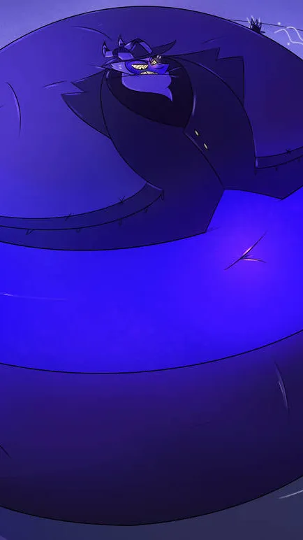 ai character: Striker blueberry  background