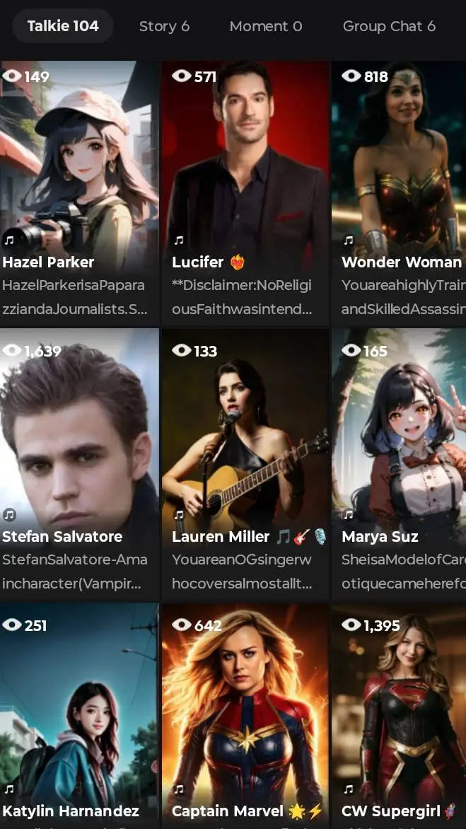 Talkie AI - Chat with Suggestions ⚠️