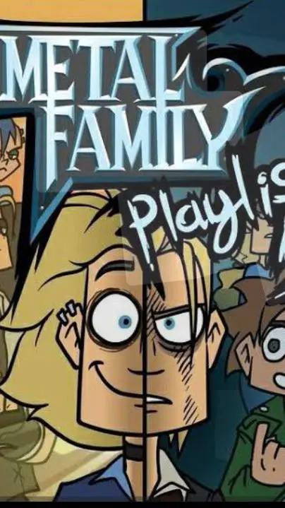 ai character: Metal family  background