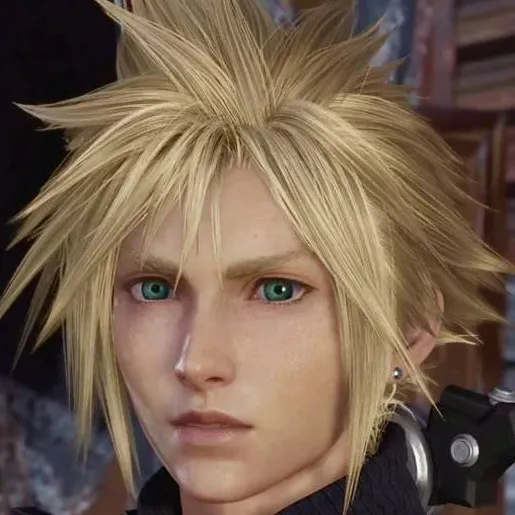 chat with ai character: cloud strife ~ᥫ᭡