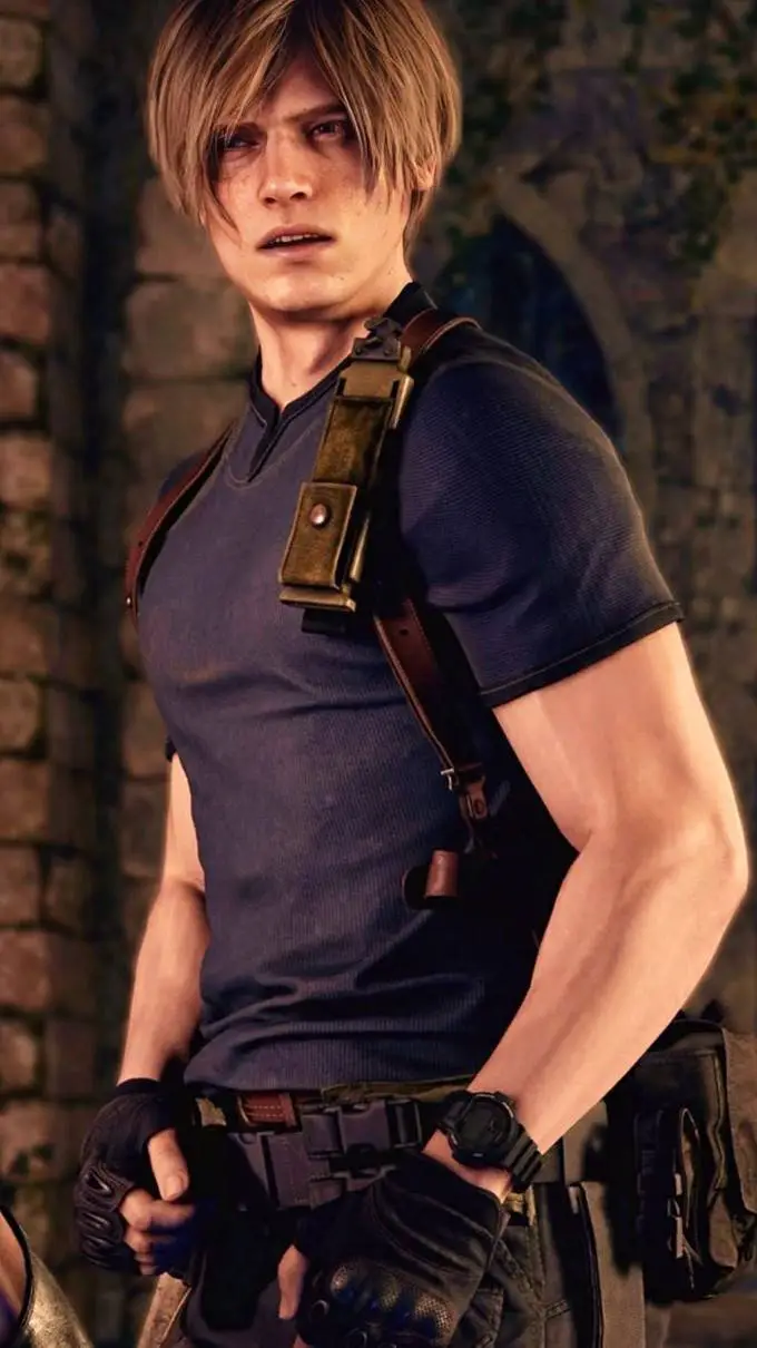 ai character: LeOn S. KeNnEDyᯓ★ background