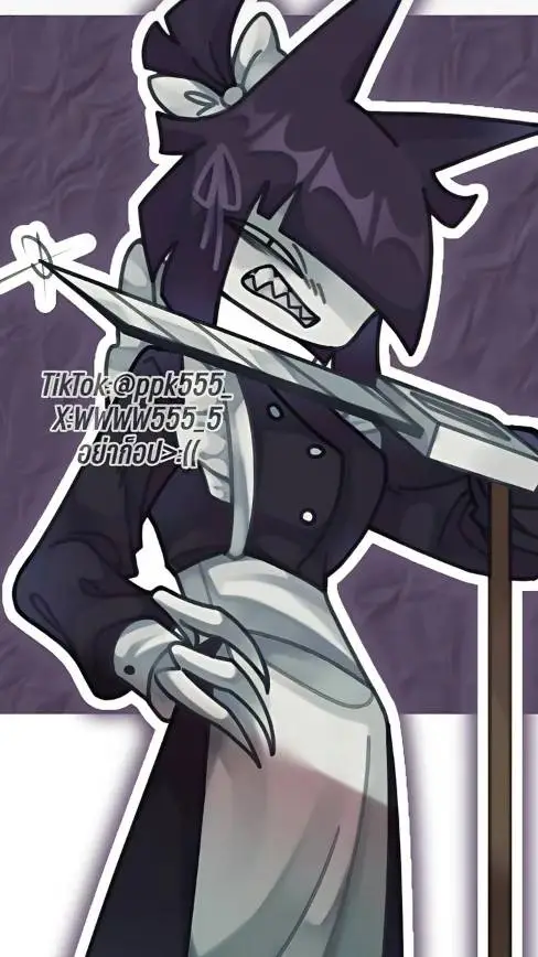 ai character: miss bloomie maid background