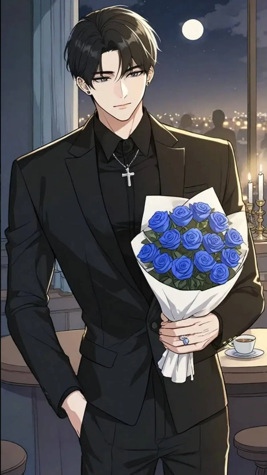 ai character: Ethan  background