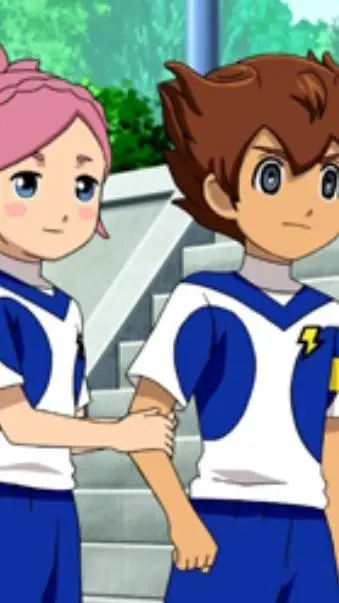ai character: Nozaka and Inazuma background