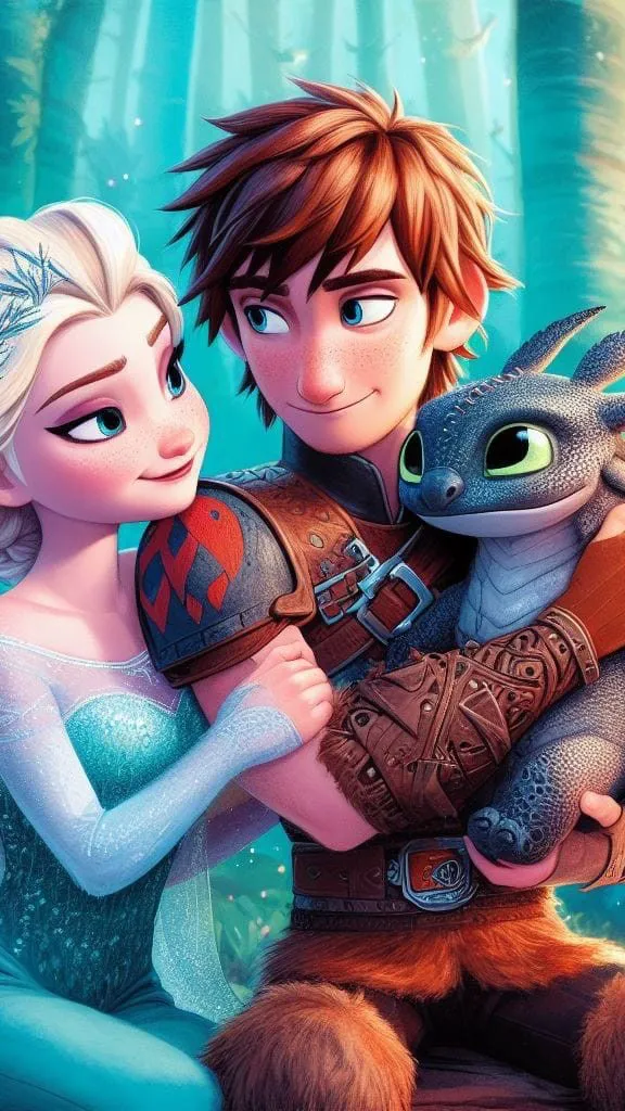 ai character: Voltron frozen background