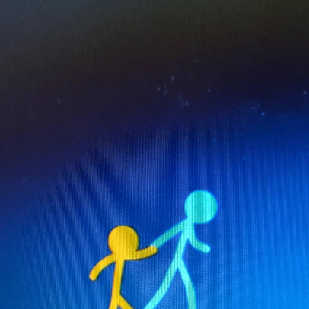 chat with ai character: yellow x blue amv